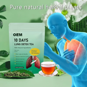 Té Desintoxicante Pulmonar OEM para Fumadores, Ingredientes Naturales, Jengibre, Limpiador de Pulmones, Alivia la Tos y la Flema, 20 Bolsitas de Té - Product Image 3