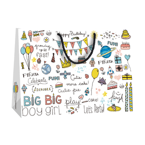 Chất Lượng Cao Sang Trọng Quà Tặng Giấy Túi Mua Sắm Quần Áo Túi Với Biểu Tượng Tùy Chỉnh Bé Túi Quà Tặng Cho Bữa Tiệc Sinh Nhật - Product Image 3