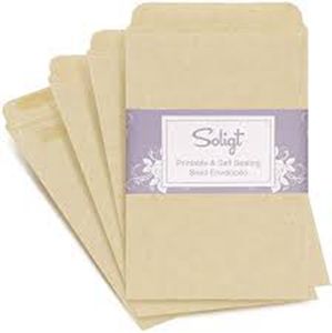 50 paquets de graines en papier personnalisé, emballage enveloppe imprimé écologique pour Fruits et légumes - Product Image 5