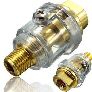 Injecteur d'huile à prix d'usine, raccord fileté mâle NPT de 1/4 pouce, mini-huileur, accessoire d'outil pneumatique en fer - Product Image 3