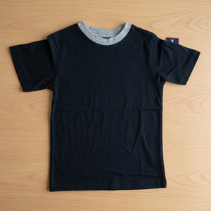 Nouveau motif, T-shirts à manches courtes unis pour garçons avec étiquette de marque, en coton, vente en gros du Bangladesh, lot de stock/expédition, saison printemps - Product Image 3