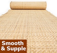 Malla de Ratán Renovable y Duradera, Tejido de Mimbre Natural, Malla de Ratán de Algodón para Sillas y Cestas de Regalo