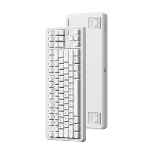 Clavier mécanique sans fil MCHOSE G87V2 avec bouton rotatif, personnalisable, triple mode, structure Gasket, touches entièrement remplaçables à chaud, RGB - Product Image 1