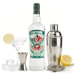<span class=keywords><strong>Rhum</strong></span> <span class=keywords><strong>blanc</strong></span> FASTKING Clarity, distillé, 40% d'alcool, 700 ml, exceptionnellement doux, saveur équilibrée, finale propre - Product Image 1