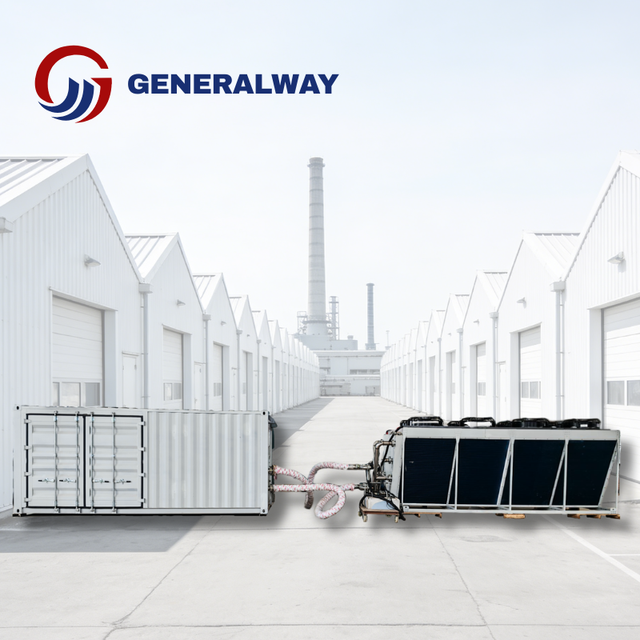 Liquid Cooling System for Modular Mining Facility, 20ft Hydro Cooling Container with Smart Control