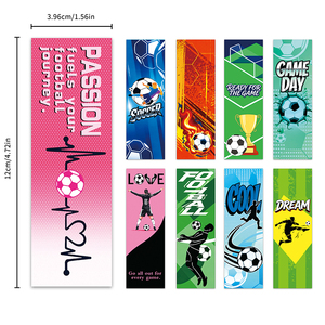 30Pcs <strong>Cool</strong> Soccer <strong>Bookmarks</strong>, Non-Stick Sports Style Page Markers, Football Reading <strong>Bookmarks</strong> for Kids Boys Girls - Product Image 5