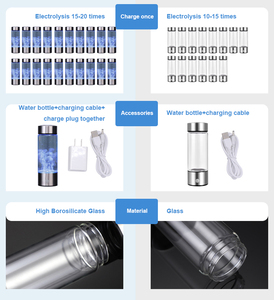 Cina miglior prezzo 14.1Oz 450Ml Spe generatore di idrogeno Sport bottiglia di acqua tazza di idrogeno-acqua-bottiglia - Product Image 6