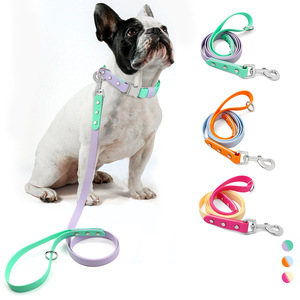 Laisse pour chien en PVC colorée, confortable et antidérapante, style tendance, couleurs personnalisées disponibles - Product Image 2