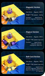 Cubo de Velocidad Magnético Super Rs3m 2022 <span class=keywords><strong>3x3</strong></span> <span class=keywords><strong>Moyu</strong></span> Maglev, Rompecabezas Educativo sin Adhesivos, Cubo de Velocidad Suave con Accesorios - Product Image 5