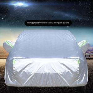 Venta caliente a prueba de viento impermeable engrosada a prueba de polvo protector Universal al aire libre cubierta de coche para nieve - Product Image 4