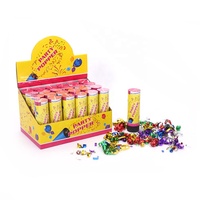 Canon à confettis Lance-confettis pour fête d'anniversaire, sûr pour les enfants, canon à confettis à ressort pour fête