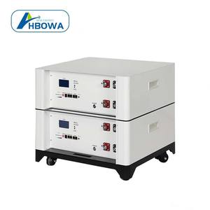 HBOWA LiFePO4 51.2V 100ah Sistema ESS 5KWh 10KWh 15KWh 20KWh Bateria LiFePO4 empilhada - Product Image 4
