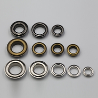 Fournisseur de œillets de haute qualité, œillet en laiton métallique de couleur argent, taille intérieure du trou de 12 mm, pour le cuir