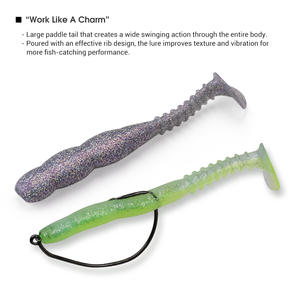 Grand <span class=keywords><strong>leurre</strong></span> <span class=keywords><strong>souple</strong></span> artificiel en silicone, 15 cm/22 g, queue agitée, pour <span class=keywords><strong>brochet</strong></span>, <span class=keywords><strong>brochet</strong></span> de mer, musky - Product Image 6