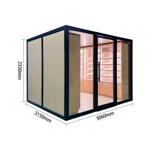 Cave à cigares personnalisée Walk in Led Smoke Shop Présentoir à tabac Vitrine à cigares Vitrine murale pour <span class=keywords><strong>magasin</strong></span> Armoire à cigares - Product Image 2