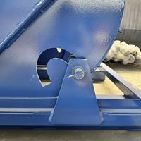 Chariot élévateur robuste basculant la poubelle auto-vidage trémie de déchets de construction