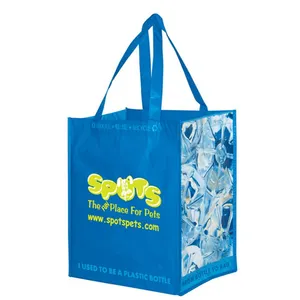 100% Recycled PET ECO Laminated bag made from plastic bottles