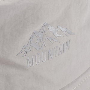 Chapeau de pêcheur unisexe noir/marron à séchage rapide, protection solaire, avec logo imprimé, coupe-vent, avec cordon pour la pêche, idéal printemps-été - Product Image 3