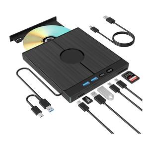 Grabador de Blu-ray 7 en 1, Unidad Óptica Multifuncional para Portátil/Escritorio con Capacidad de Caché, Grabadora de CD, Reproductor de <span class=keywords><strong>DVD</strong></span>, <span class=keywords><strong>USB</strong></span> y Lector de Tarjetas - Product Image 1