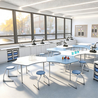 Table d'étude pour étudiants, ensemble moderne de bureau et chaise réglables pour l'école, table de lecture, mobilier de salle de classe