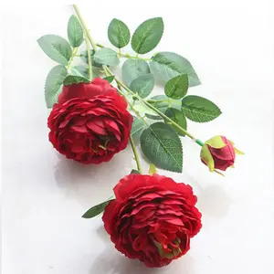 Any color matching Artificial Flowers Silk Wedding Decorative Vases For Artificial Flower Home Artificial Flower