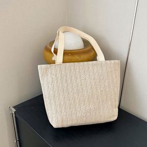 Bolso de Mano Casual de Lujo para el Verano, Bolso de Rafia Tejida a Crochet para Mujer, para la Playa o Vacaciones - Product Image 4
