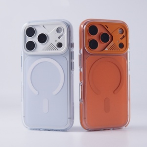 Funda Magnética Personalizada con Bloques de Color para iPhone 17 16 Pro Max, Carga Inalámbrica, con Marcos Metálicos, Cubierta Trasera Protectora - Product Image 5