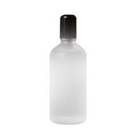 En stock, flacon à bille en verre rond givré blanc de 5 ml, 10 ml, 15 ml, 20 ml, 30 ml, 50 ml, 100 ml, flacon à bille pour parfum, flacon à bille pour huile essentielle