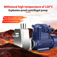 Pompe auto-amorçante en acier inoxydable 304/316L, antidéflagrante, résistante aux acides et aux alcalis, haute température, qualité alimentaire pour le vin et les produits chimiques