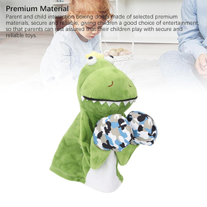 Marioneta de Rana de Boxeo Interactiva Personalizable para Niños, Divertida Marioneta de Mano de Peluche, Juguete de Animal de Peluche Suave para un Juego Divertido - Product Image 2