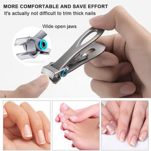 <span class=keywords><strong>Professionale</strong></span> 2 pezzi taglierina in acciaio inox punta <span class=keywords><strong>tagliaunghie</strong></span> forbici <span class=keywords><strong>Set</strong></span> Manicure per unghie con scatola di metallo - Product Image 4