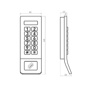 Ngăn Kéo Tủ Tập Tin Thẻ Thông Minh Cửa Khóa Rfid Mật Khẩu Điện Tử Bằng Gỗ Thông Minh Tủ Khóa Cho Ngăn Kéo Locker Khóa - Product Image 6