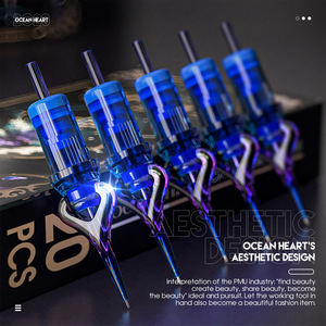 Mast Ocean Heart Aguja de tatuaje desechable Maquillaje permanente Cartucho de tatuaje 1R 7F para máquina de tatuaje universal Pluma Más nuevo - Product Image 3