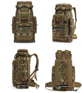 Tissu Oxford BPL45 N3 avec cadre en acier sac d'alpinisme en plein air de grande capacité, sac à dos de sport en plein air, sac à dos de voyage - Product Image 4