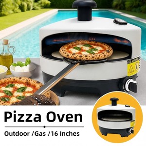 <span class=keywords><strong>Forno</strong></span> <span class=keywords><strong>per</strong></span> <span class=keywords><strong>Pizza</strong></span> a Gas Portatile da 16 Pollici, Macchina <span class=keywords><strong>per</strong></span> <span class=keywords><strong>Pizza</strong></span> in Acciaio Inox da Esterno <span class=keywords><strong>con</strong></span> <span class=keywords><strong>Pietra</strong></span> Refrattaria <span class=keywords><strong>per</strong></span> Giardino e Barbecue - Product Image 2