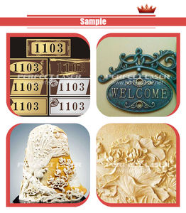 เครื่องแกะสลักและตัดด้วยเลเซอร์ CNC คุณภาพเยี่ยม พร้อมแท่นอะลูมิเนียมแท้ นำเข้าลูกปืนและสกรูนำทาง รองรับการผลิตแบบแบทช์ - Product Image 4