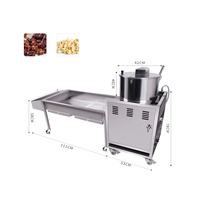 Machine à Popcorn Commerciale de Taille Moyenne 220V, Équipement de Production de Popcorn Neuf avec Moteur pour Différentes Saveurs