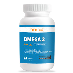 Cápsulas de Gel Suave de Aceite de Pescado, Suplemento para la Salud, OEM ODM, Mejora la Inmunidad, Reduce los Lípidos en la Sangre - Product Image 1