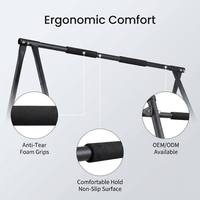 Barra de Dominadas y Soporte BNcompany con Construcción de Espuma y Acero, Color Negro, Unisex, para Entrenamiento Corporal