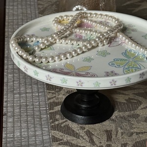 Nouvelles tasses à assiettes en céramique à pied haut papillon fleur cinq couleurs exquises, tasses à café, niveau d'apparence élevé, cadeau pour un usage domestique - Product Image 4