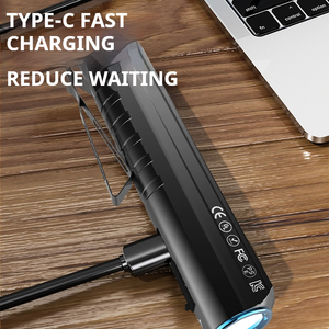 Torcia esterna per esterni luce in lega di alluminio 2000mAh COB 700LM multifunzione messa a fuoco fissa lampeggiante torcia a <span class=keywords><strong>Led</strong></span>