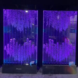 Custom Acrylic Water Bubble Wall Manufacturer,Led Acrylic Lighting Water Bubble Wall,Water Curtain Acrylic Water Bubble Wall - Product Image 5