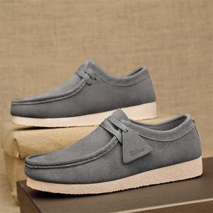 Zapatos Doudou de Hombre con Cordones, de Cuero Esmerilado, Forro de Malla Transpirable, Suela Blanda, Estilo Casual, Colección Primavera/Verano 2026 - Product Image 6