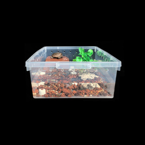 USMILE Di Grande Successo Rack Professionale Portatile Multicolore da Interno in Materiale PP Trasparente per Serpenti Terrario per Rettili - Product Image 4