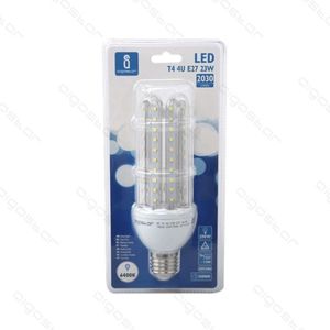LED Bulb T4 4U 23W E27 6400K Cool White Energy Saving - Product Image 1