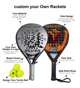 Nhà Sản Xuất Chuyên Nghiệp Biểu Tượng Tùy Chỉnh Tripod Hình Dạng Cầu Sợi Carbon Pala De Mái Chèo Padel Vợt <span class=keywords><strong>2025</strong></span> Tennis Padel Bóng Vợt - Product Image 2