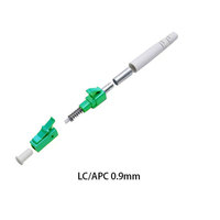 Kit de pièces de connecteurs à fibre optique Gtech LC en gros, SM MM UPC APC Simplex non assemblé 0.9/2.0/3.0mm pour cordon de brassage FTTH