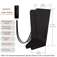 Masseur de jambes à 6 chambres, machine de thérapie par compression d'air, bottes de récupération des jambes, massage par airbag, compression d'air, masseur complet des jambes