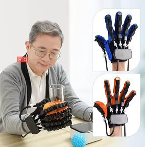 Auto-allenamento per riabilitare le dita ictus emiplegia Trainer funzionale mano stecca riabilitazione mano guanti robotici - Product Image 2