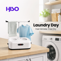 Séchoir à linge portable compact en plastique avec chauffage PTC 600W 220V, minuterie 241-480 min, capacité 5-10kg, idéal pour camping-car, extérieur, dortoir, hôtel, voyage